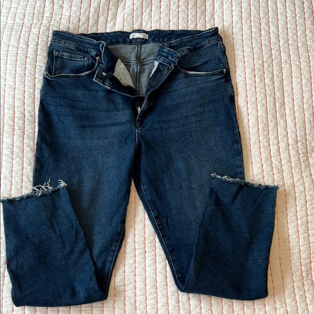 Good American Cropped Denim Jeans